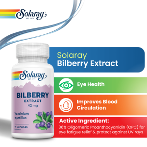 SOLARAY BILBERRY EXTRACT EXTRA 25%-H (MAL19984150T)